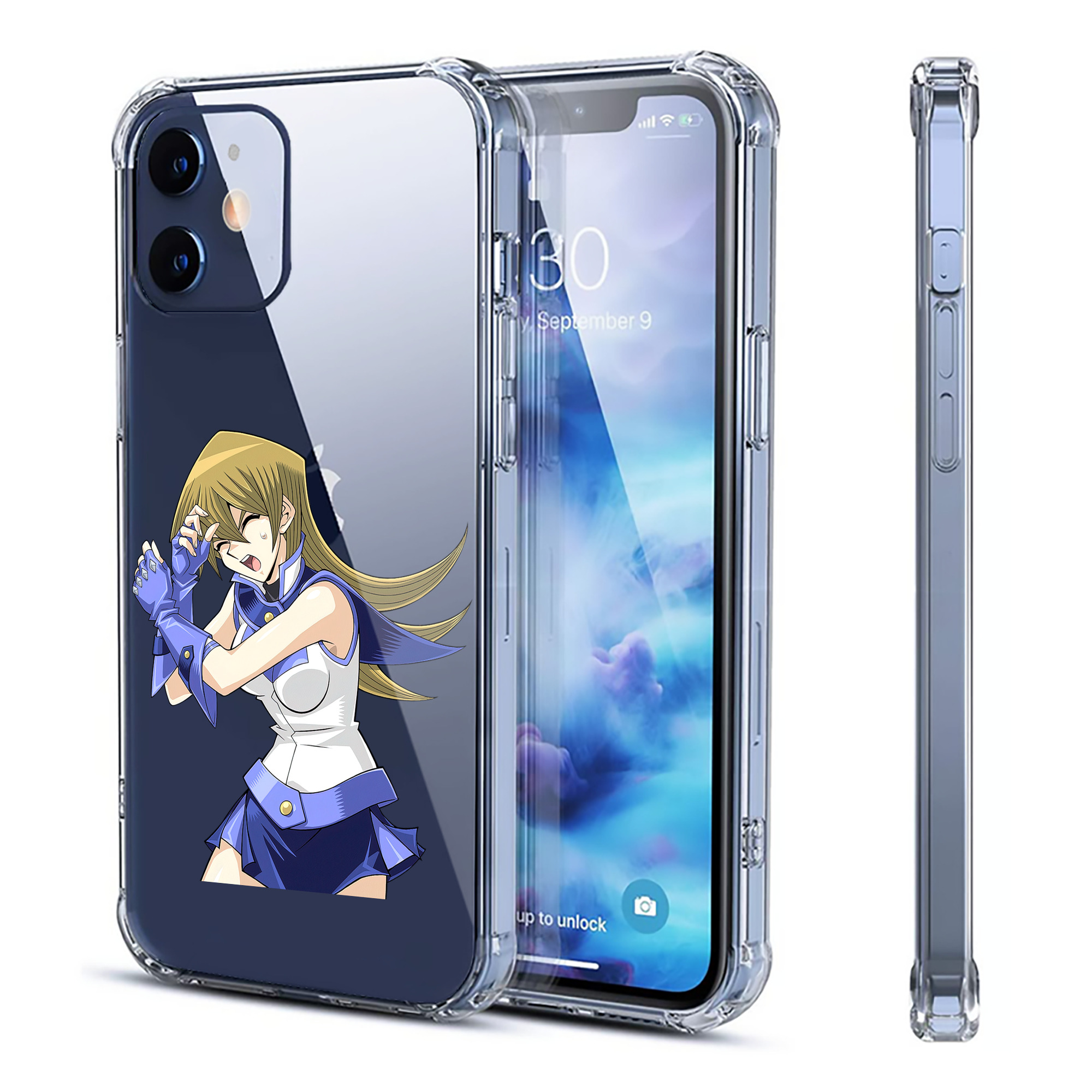 （画像用） 遊☆戯☆王 Yu-Gi-Oh! 【iPhone 12シリーズ対応】透明スマホケース（クリアソフトケース）